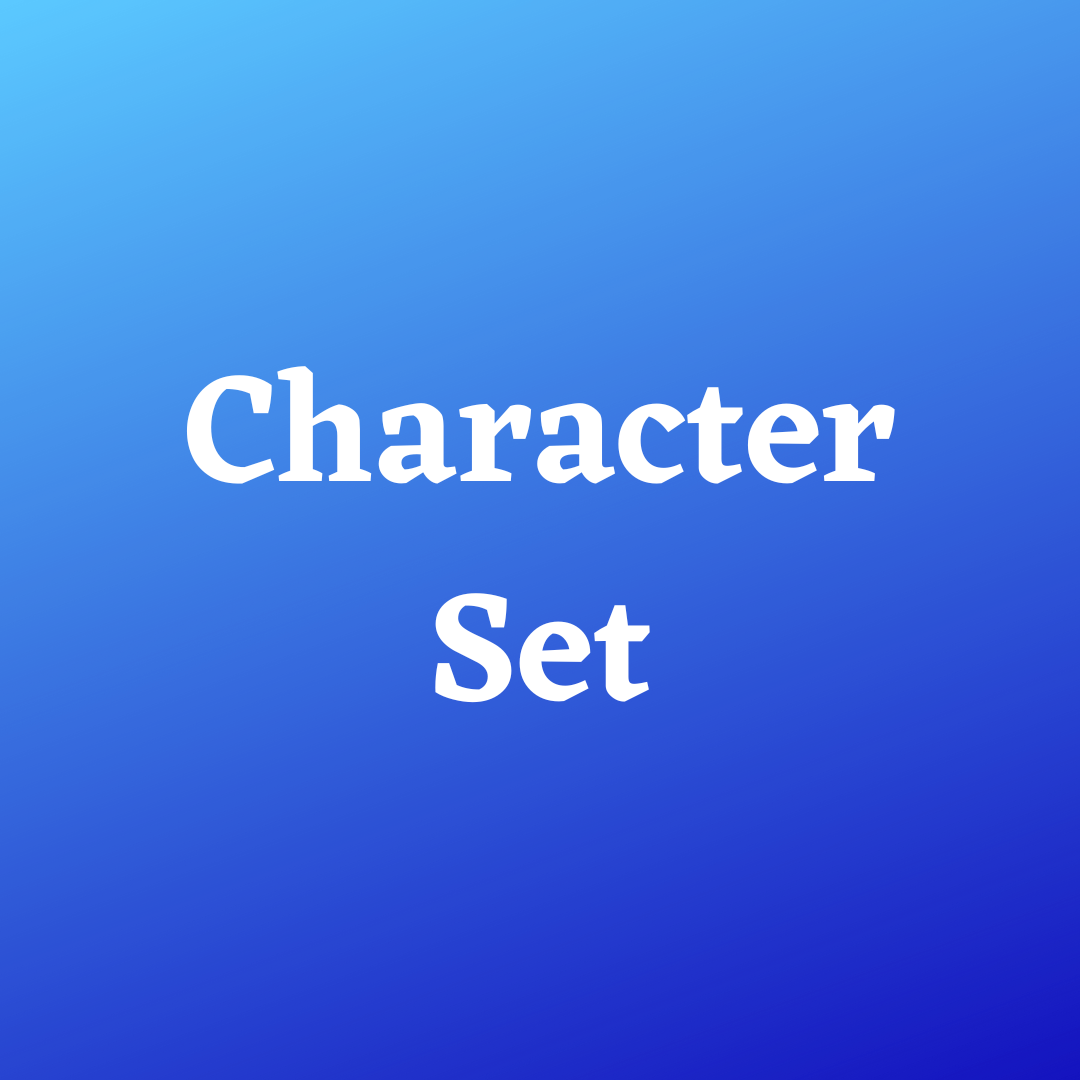 Character Set